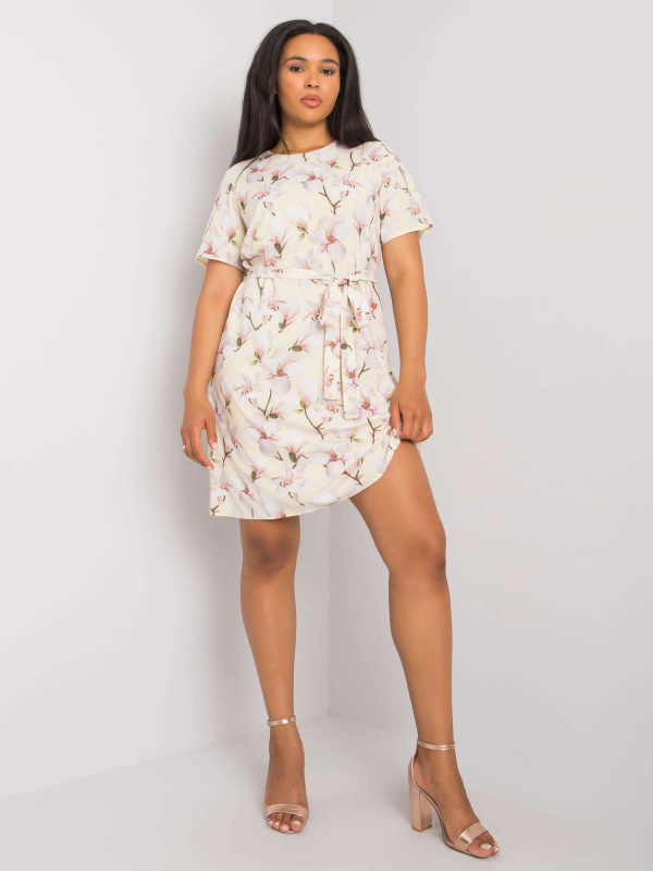 Šaty LK SK 507646 2.29 světle žlutá 48