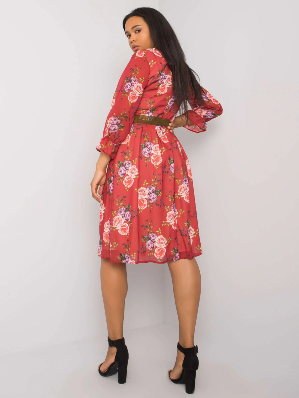 Šaty LK SK 507267.28 vínové 46