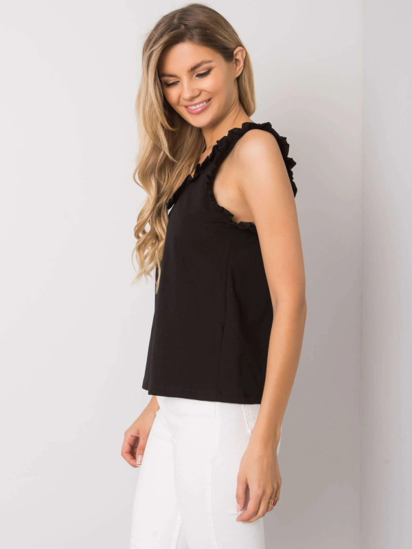 Top RV-TP-6931.07 RUE PARIS Barva: Černá, Velikost: M