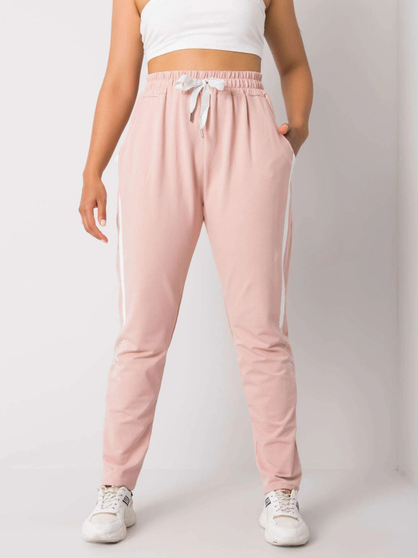 Tepláky RV DR 6876.82P světle růžová 4XL