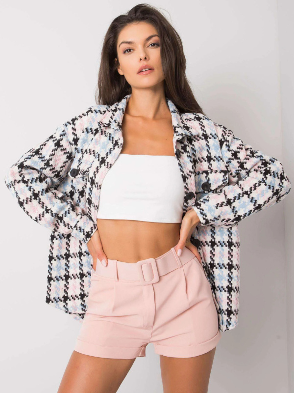 ITALY MODA Šortky -DHJ-SN-13193.13P Barva: Růžová - světle, Velikost: 2XL