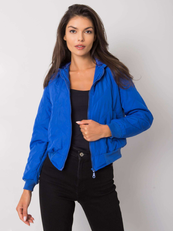 ex moda Dámská bunda EM-KR-617.55 ex mode Barva: Modrá - tmavě, Velikost: S