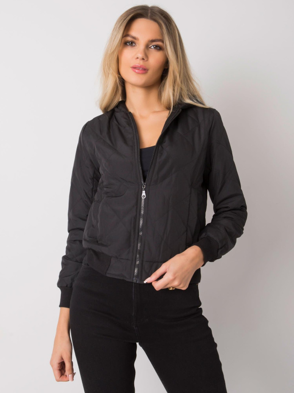 ex moda Dámská bunda EM-KR-617.55 ex mode Barva: Černá, Velikost: S
