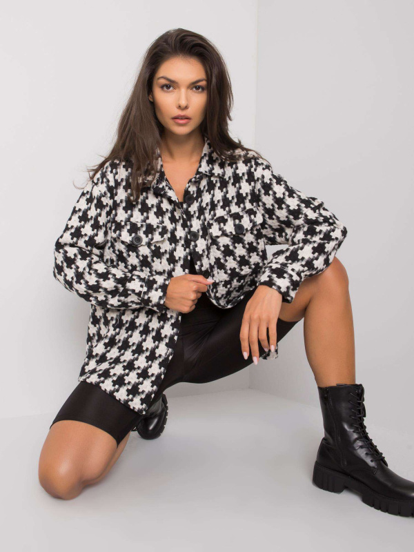 Košile EM KS 178.34 bílé a černé L/XL