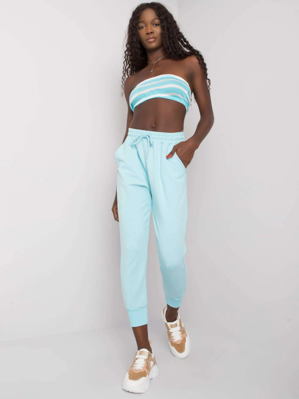 Tepláky FA DR 6388 1.91 světle modrá L/XL