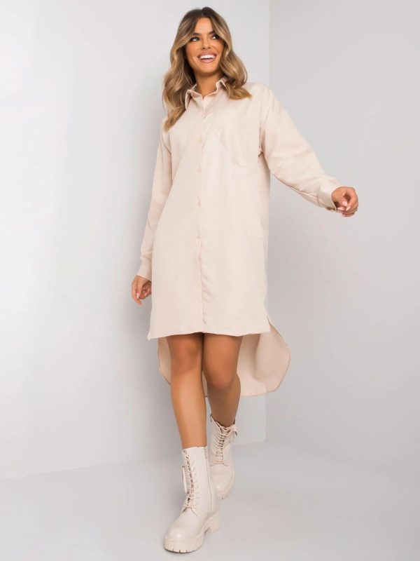 Dámská košile EM-KS-603.54 ex moda Barva: Béžová - světle, Velikost: S/M