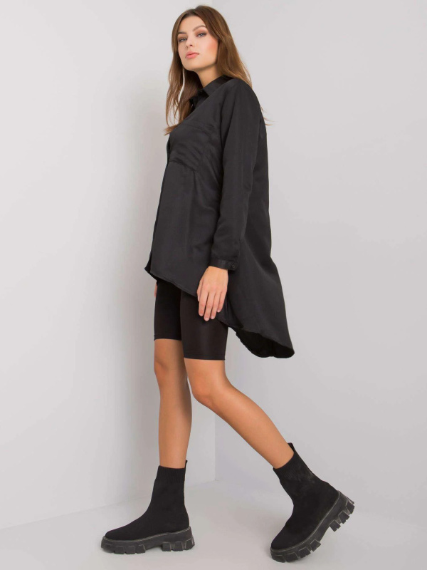 Dámská košile EM-KS-556.17 ex moda Barva: Černá, Velikost: S/M