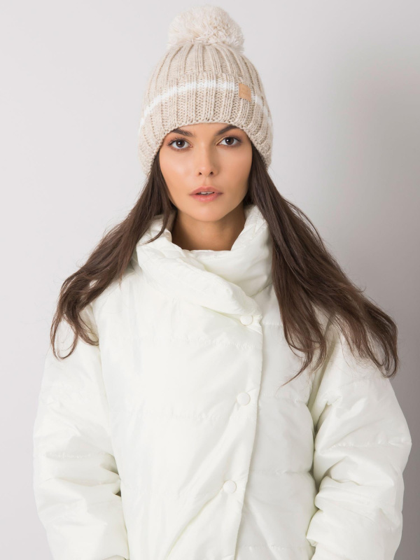 Dámská čepice 92 béžová jedna velikost