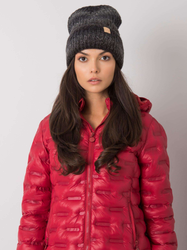 Dámská čepice JK CZ 23 cap.98 šedá černá jedna velikost