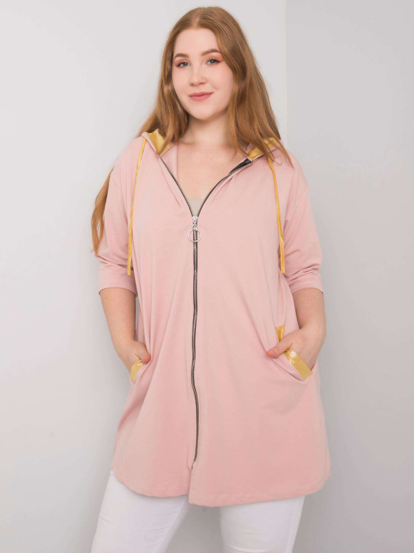 Mikina RV BL 6863.59P světle růžová jedna velikost
