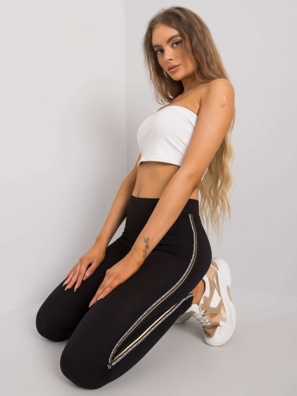 Legíny LA LG T 10.21 černá a zlatá S