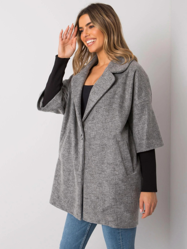 Dámský kabát CHA PL 0409.30x šedý S/M