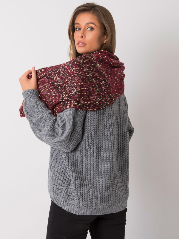 Szalik AT SZ RH 1407.23X bordowy jedna velikost