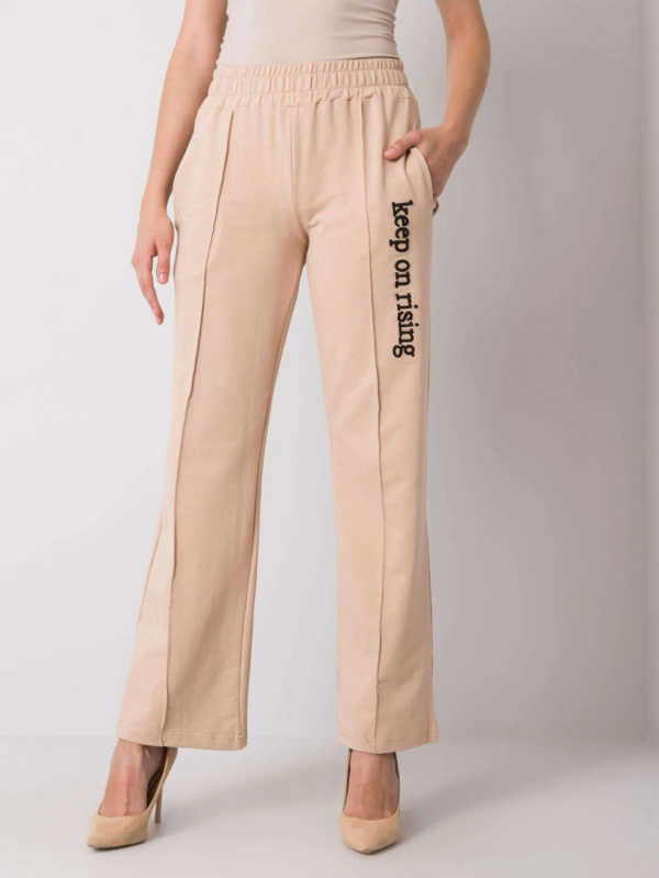 Dámské tepláky FA-DR-6995.31X FANCY Barva: Béžová, Velikost: L/XL