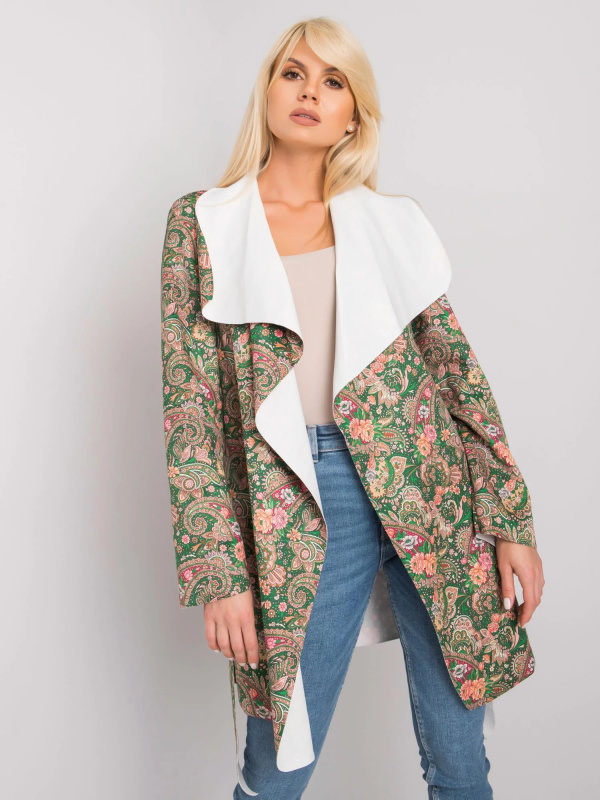 Dámský kabát DHJ PL 6022A.26X khaki jedna velikost