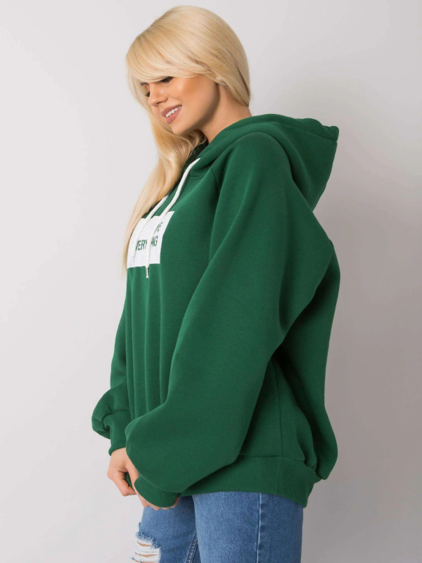 Mikina EM BL 651/2.41X tmavě zelená S/M