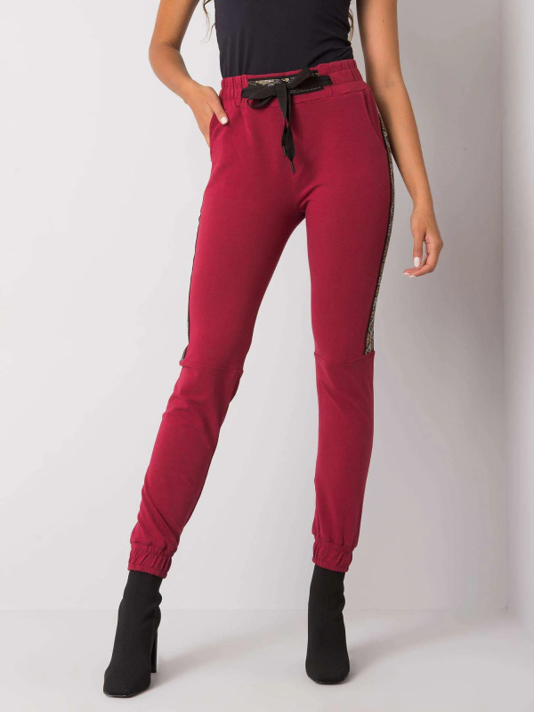 Tepláky RV DR 6891.54 kaštanová M