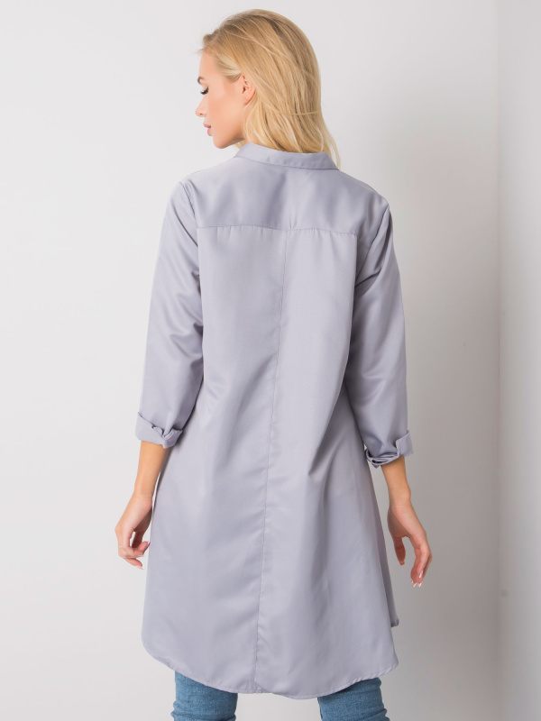 Košile EM-KS-556-1.11 ex moda Barva: Šedá, Velikost: UNI