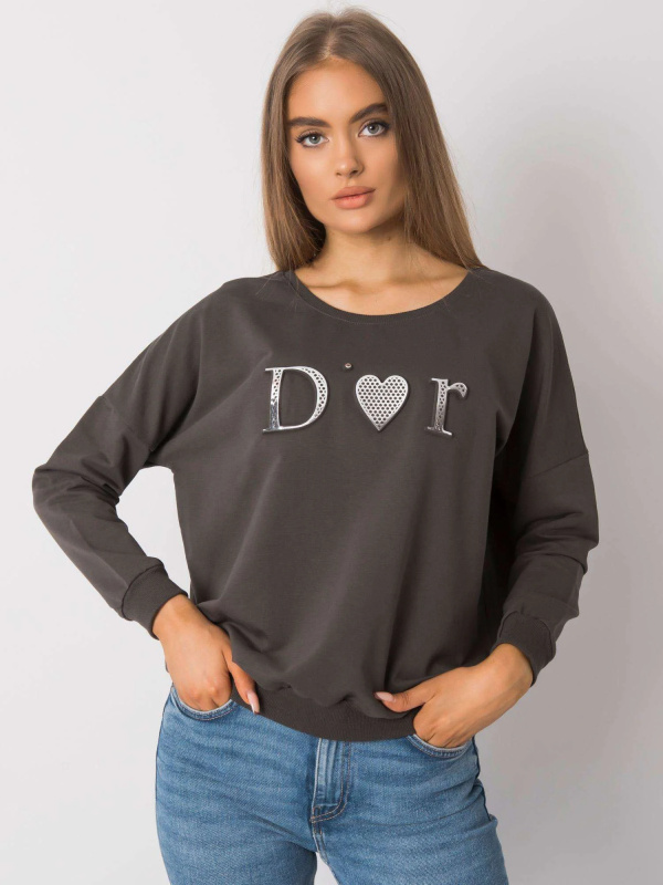 Mikina RV BL 0192.55P tmavá khaki jedna velikost