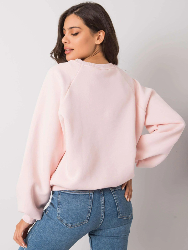 Mikina RV BL 6758.50P světle růžová S/M