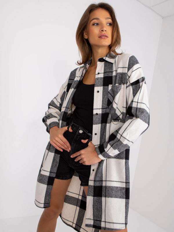Dámská košile EM-KS-604.67P ex moda Barva: Zelená, Velikost: UNI