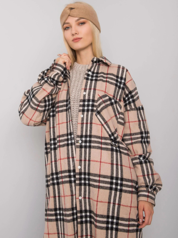 Dámská košile EM-KS-604-2.90P ex moda Barva: Černá, Velikost: UNI