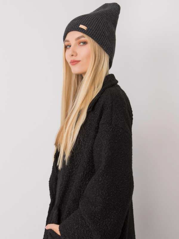 Dámská čepice 38.26X tmavě šedá jedna velikost