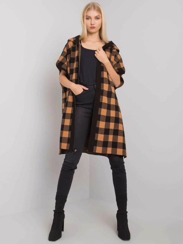 Cardigan FE SW 3321.60P velbloud jedna velikost