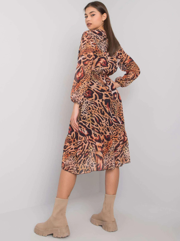 Šaty EM SK 2910 4.97 světle hnědá L/XL