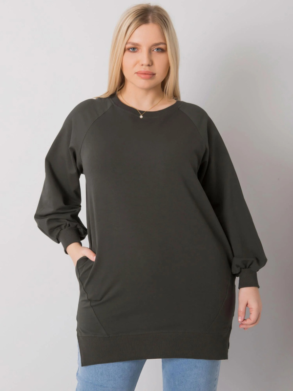 Halenka RV BZ 7227.95 tmavá khaki jedna velikost
