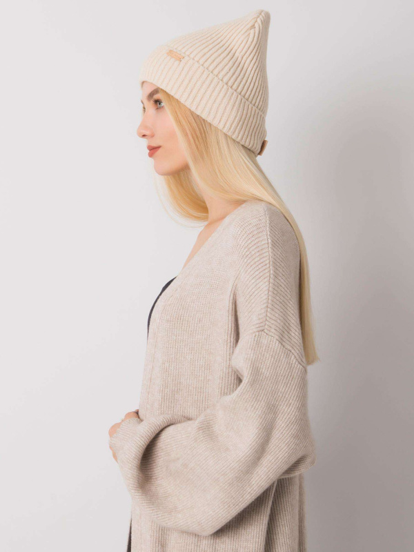 Dámská čepice JK CZ 27 cap.84P béžová jedna velikost