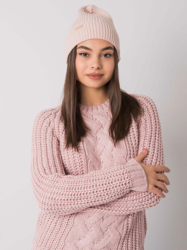 Dámská čepice JK CZ 27 cap.84P světle růžová jedna velikost