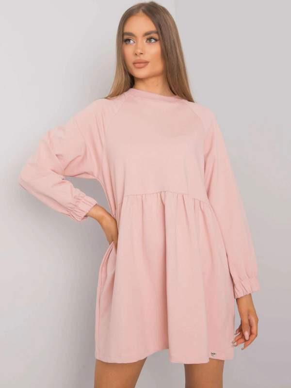 Šaty RV SK 7247.15P světle růžová L/XL