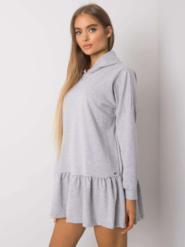 Šaty RV SK 7184.22X šedá L/XL