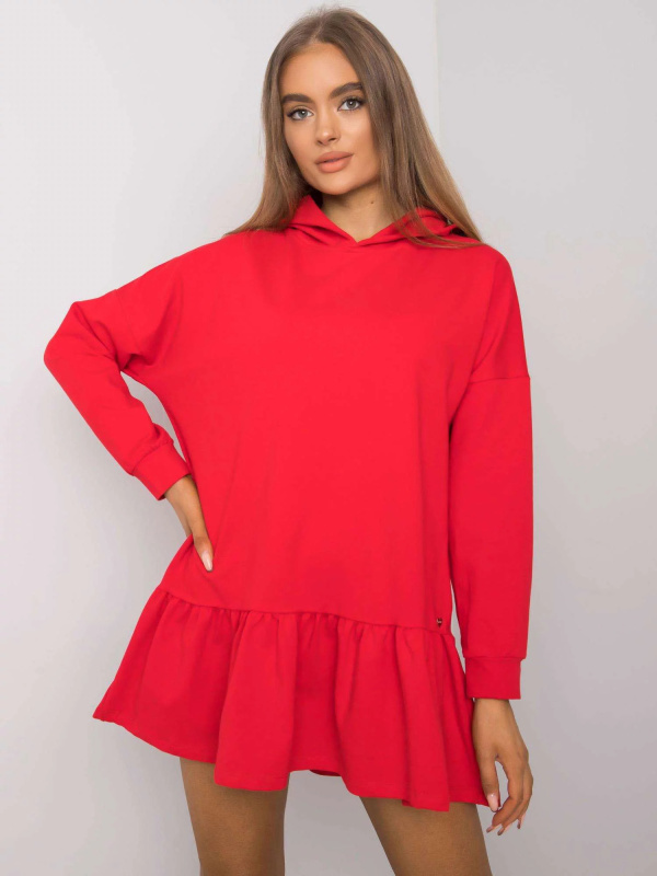 Dámské šaty RV SK 7184.22X Červená - FPrice červená L/XL