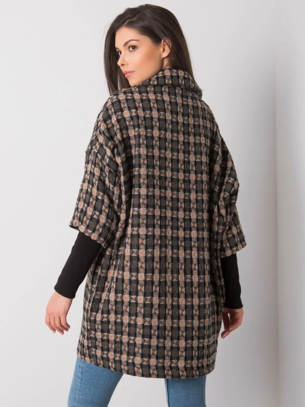 CHA coat PL 0466.05X šedá černá S/M