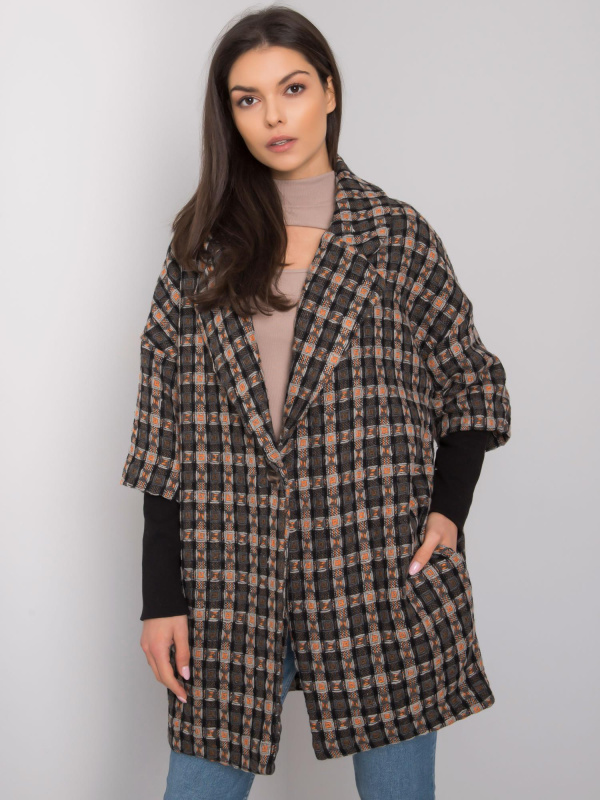 CHA coat PL 0466.05X šedá černá S/M