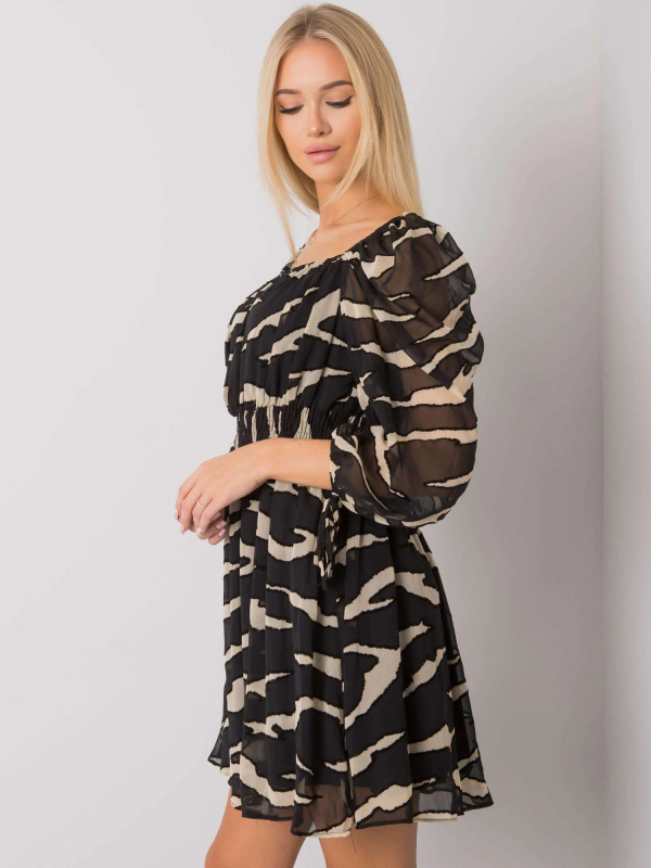 Šaty LC SK 22K 3040.19P černobílý L