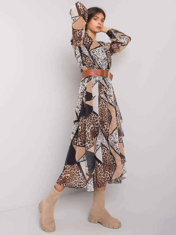 Šaty LC SK 22K 3038.78P černá a béžová M