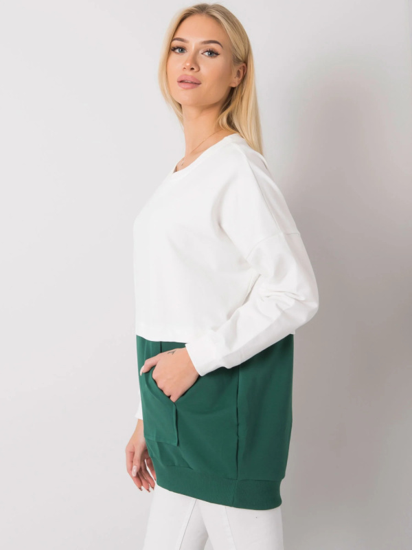 Halenka RV BL 7197.89P bílá zelená L/XL
