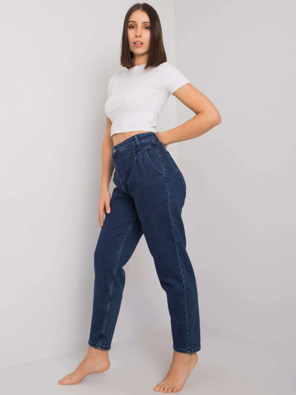 Džíny Plus Size MR-SP-263.65P MOONART Barva: Modrá - tmavě, Velikost: 29