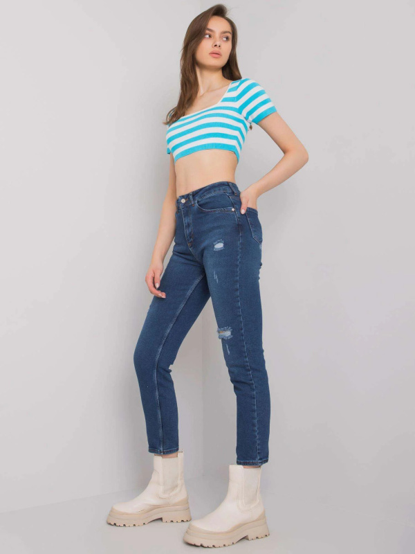 Džínové kalhoty MR SP 5338.17 tmavě modrá 42