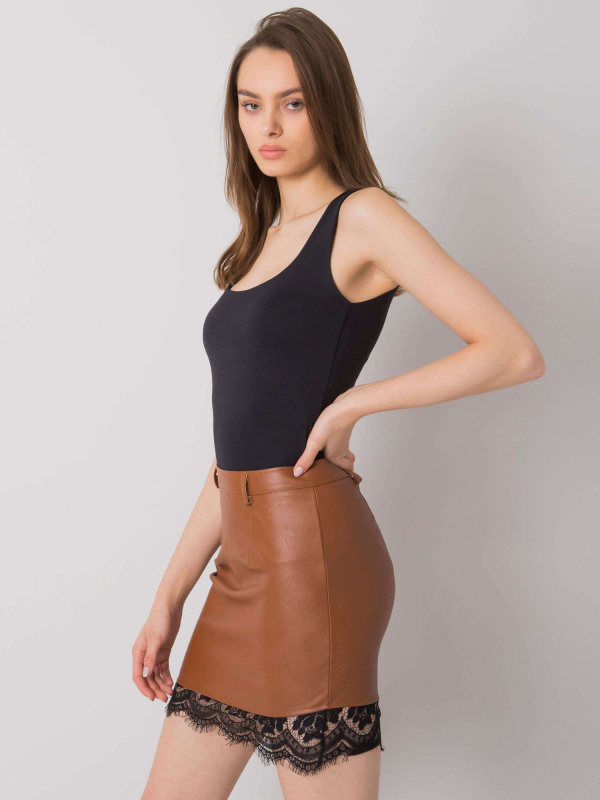 ITALY MODA Dámská sukně DHJ-SD-3051.80P Barva: Béžová, Velikost: L