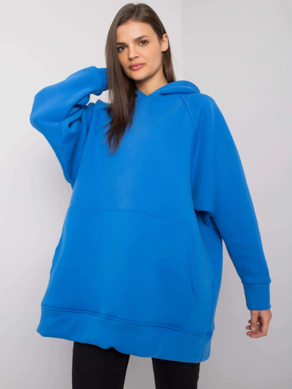 BASIC FEEL GOOD Mikina-RV-BL-7369.67 Barva: Modrá - tmavě, Velikost: S/M