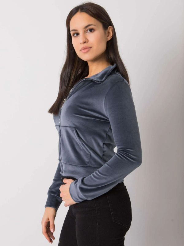 Mikina RV BL 7303.98P tmavě šedá S/M