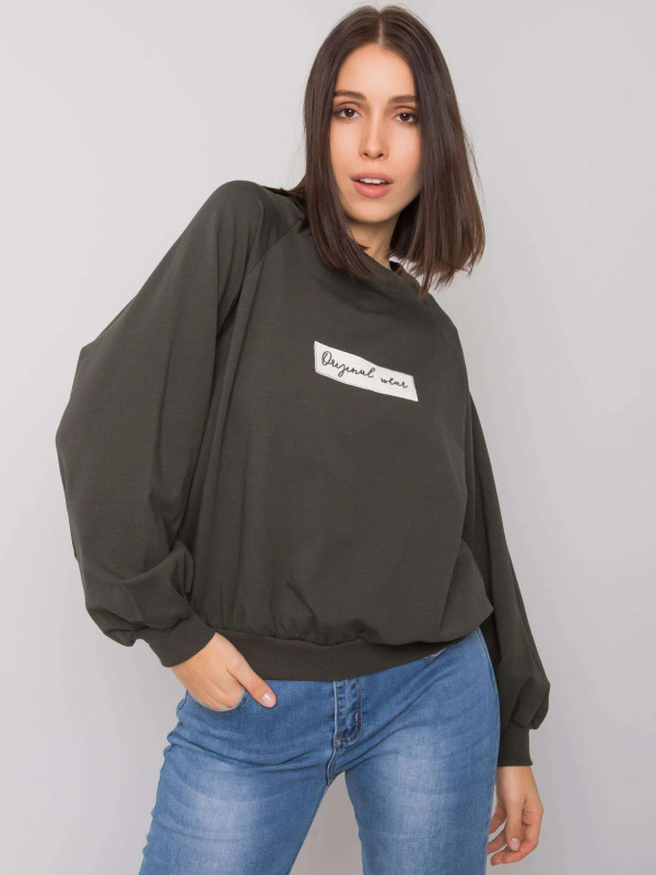 Mikina RV BL 7270.20 tmavá khaki jedna velikost