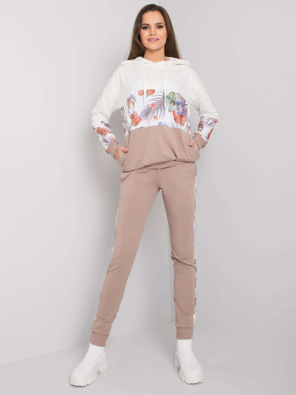Souprava RV KMPL 7356.82 béžová a bílá L/XL