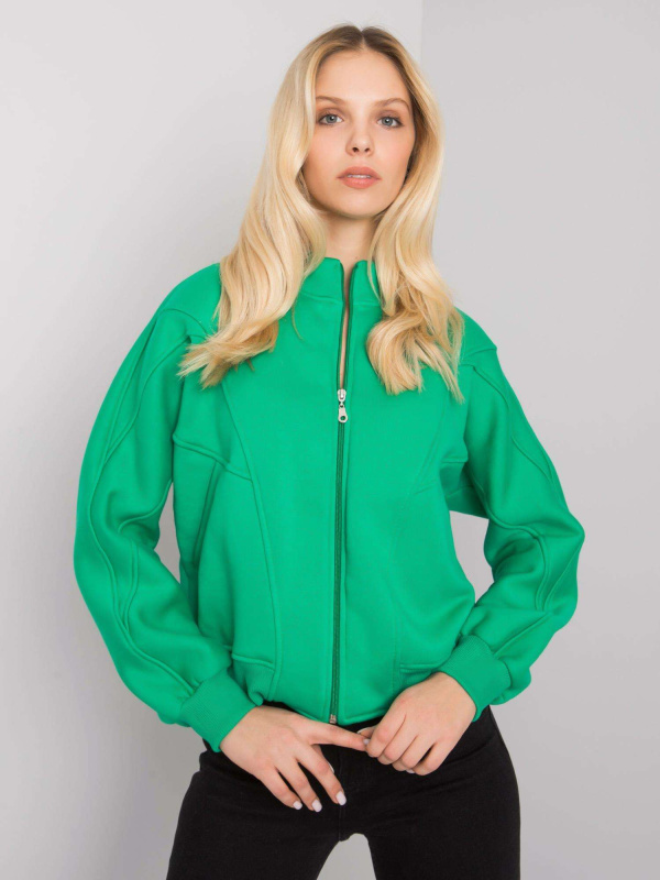Mikina EM-BL-703.17 ex moda Barva: Zelená, Velikost: L/XL