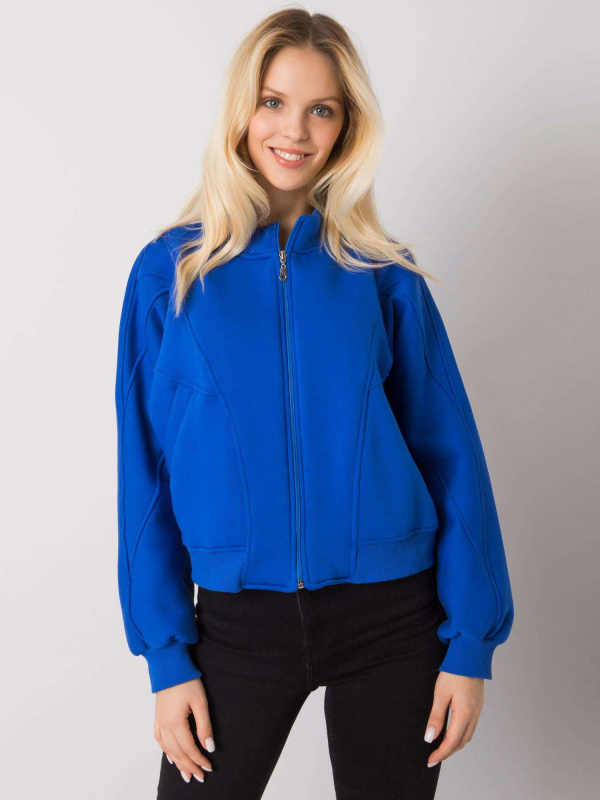Mikina EM-BL-703.17 ex moda Barva: Modrá - tmavě, Velikost: S/M