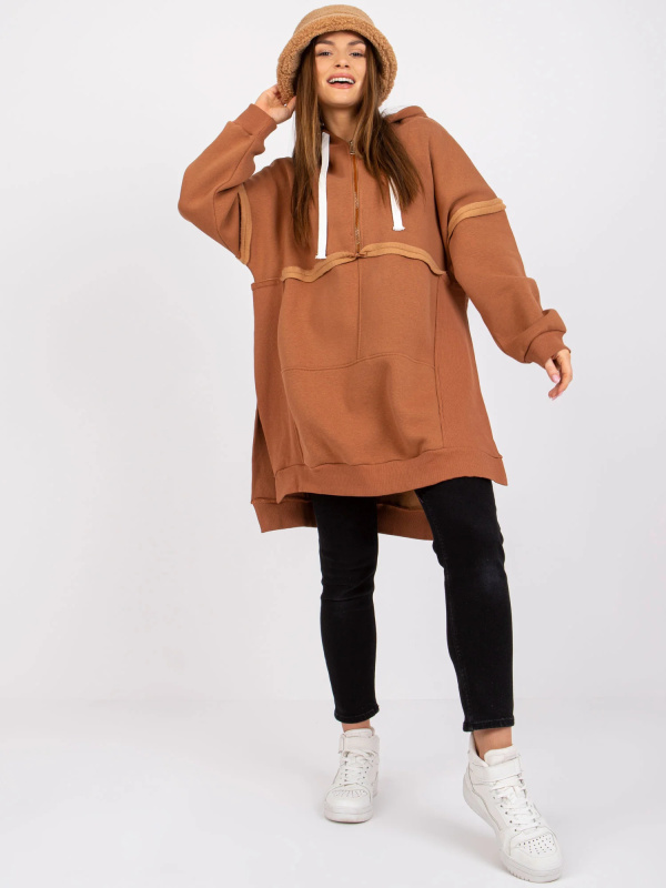 Mikina FA BL 7571.64P světle hnědá jedna velikost